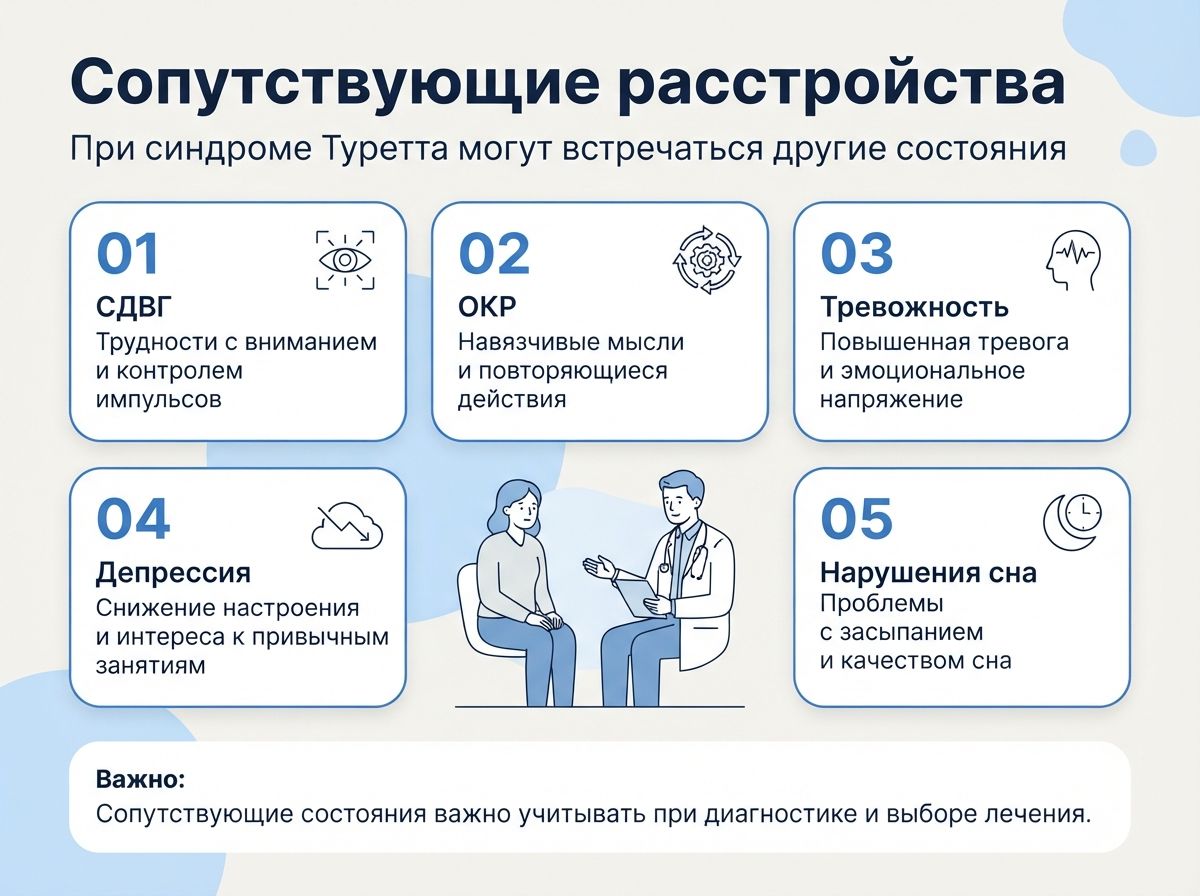 Лечение синдрома Туретта в Аксае инфографика