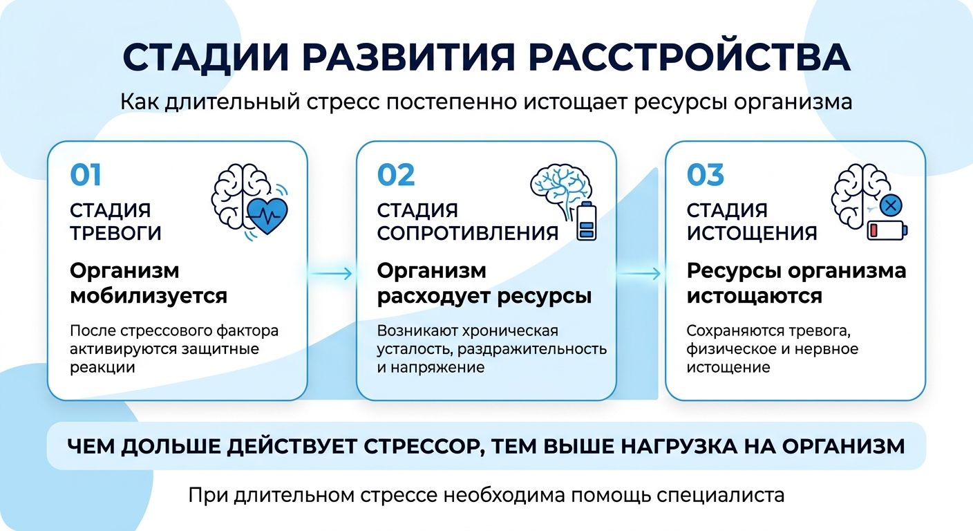 Лечение стресса в Аксае инфографика